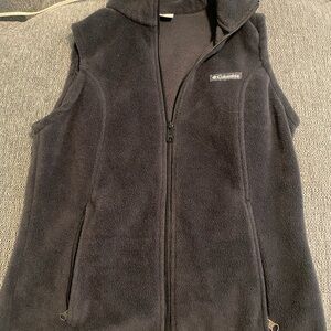 Columbia Charcoal Fleece Vest